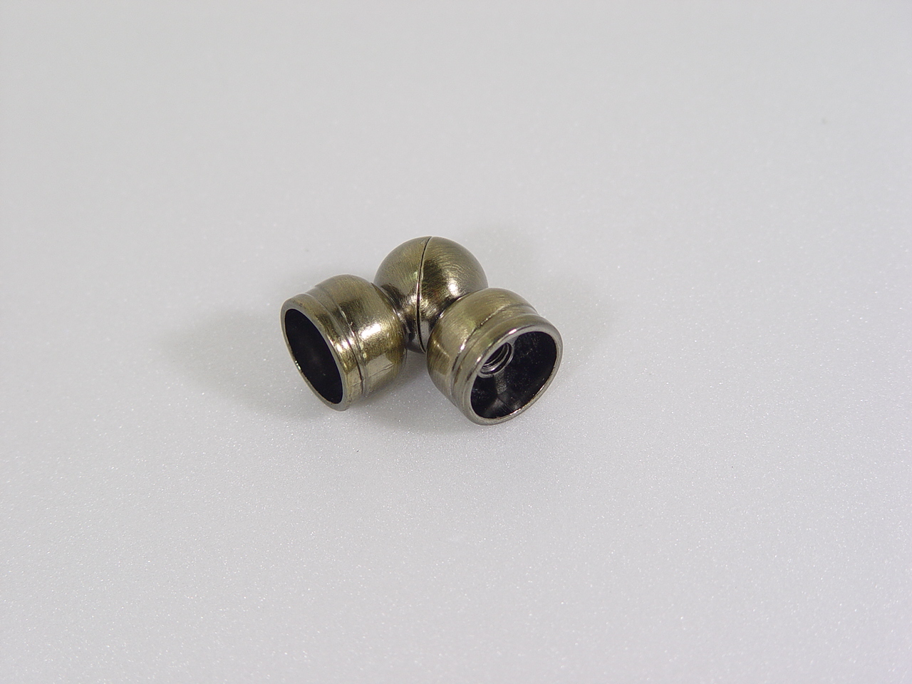 5/8" Curtain Rod Corner Connector - metal_corner_connector_for_curtain_rod